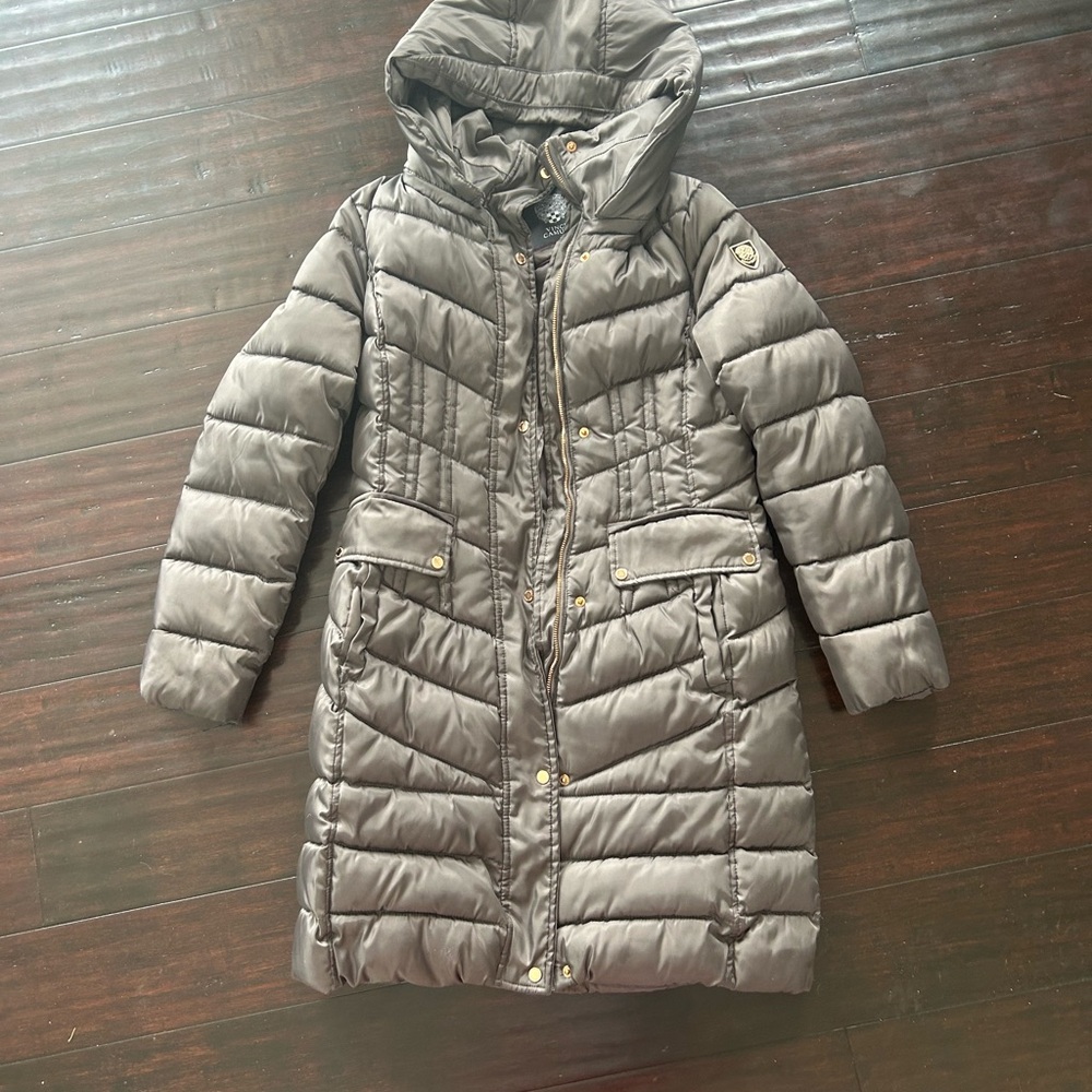 Long Puffer Coat - Gray